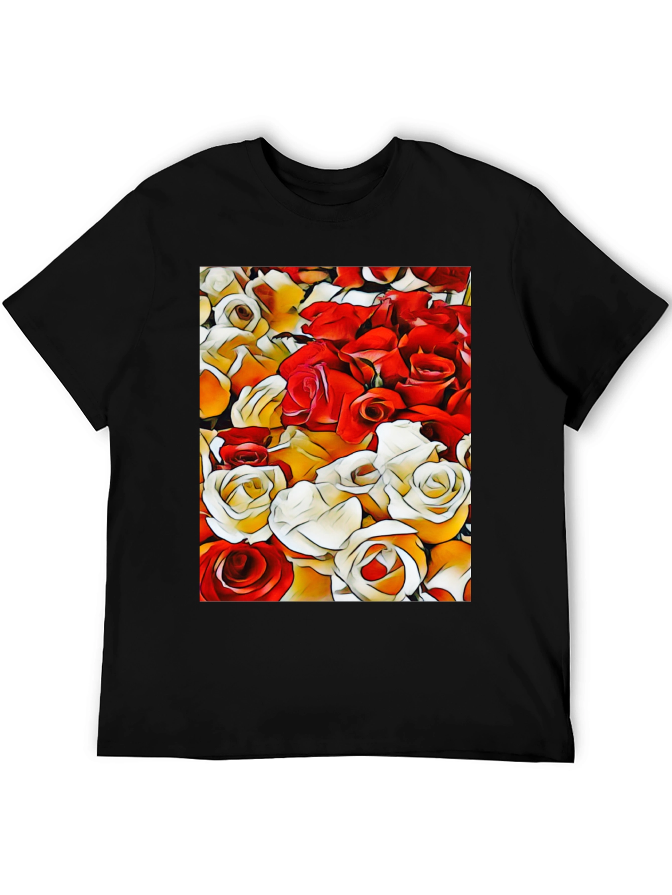 Floral Pattern T-Shirt