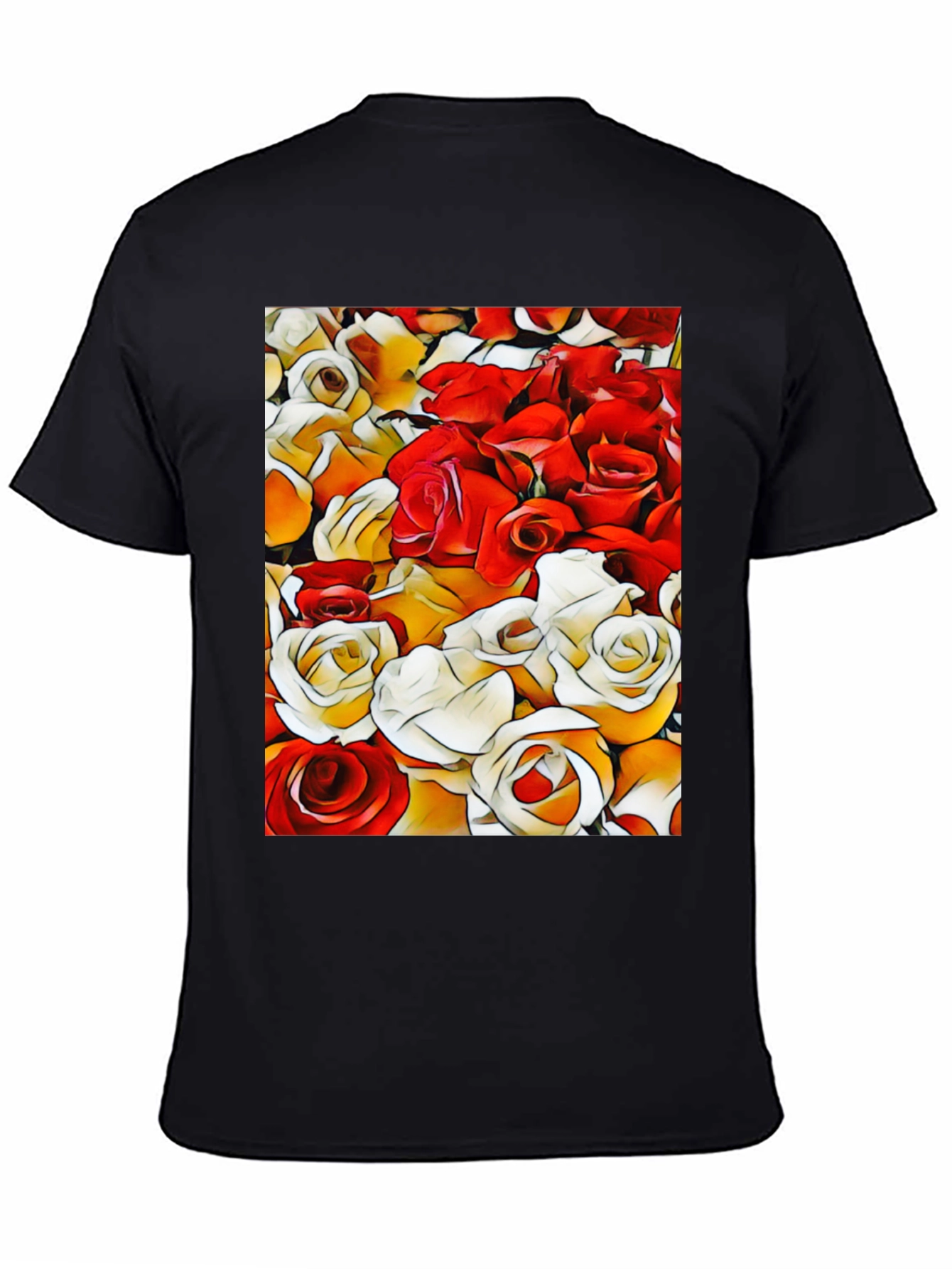 Floral Pattern T-Shirt