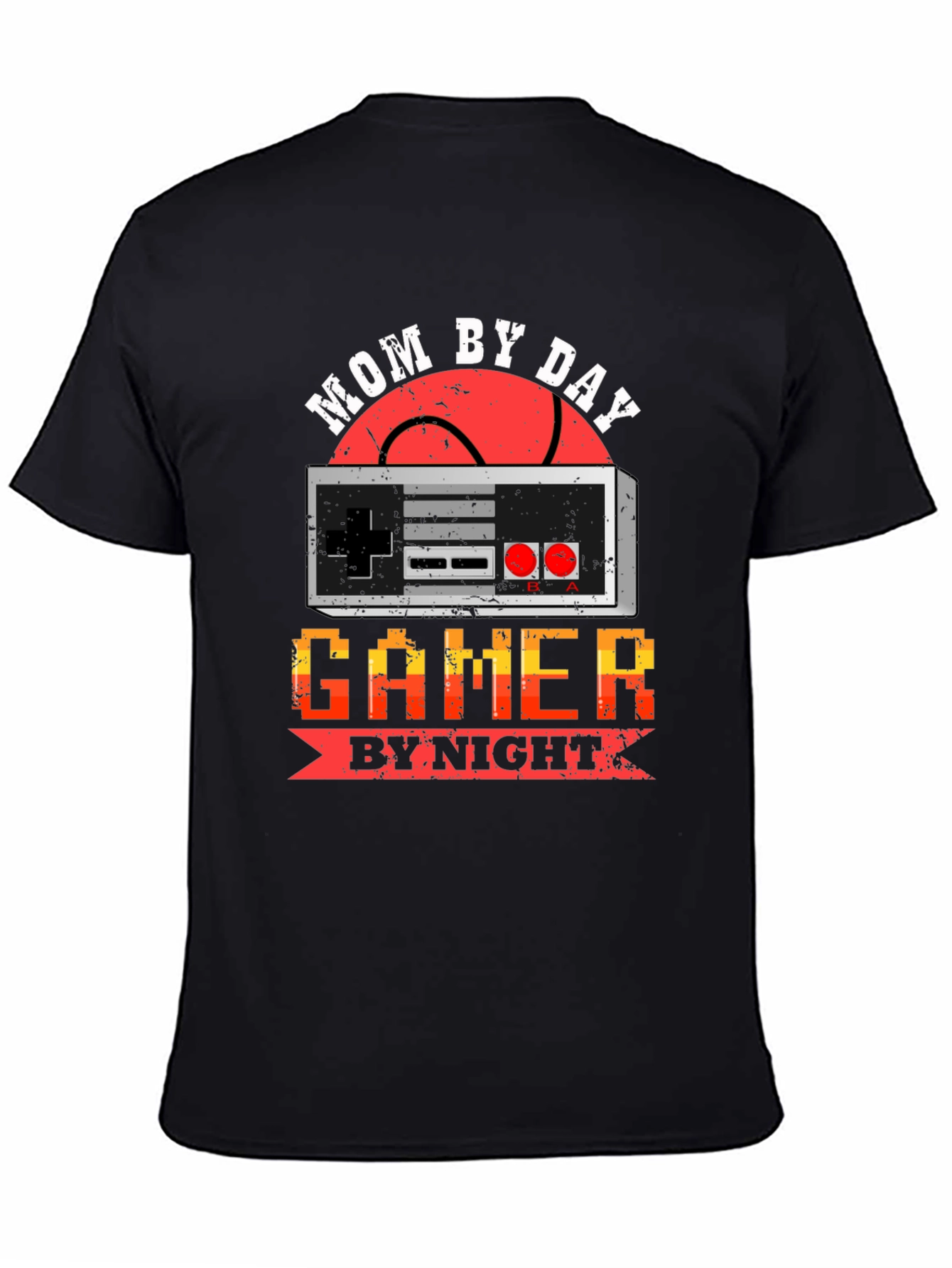 Mom By Day Gamer By Night Graphic Tee