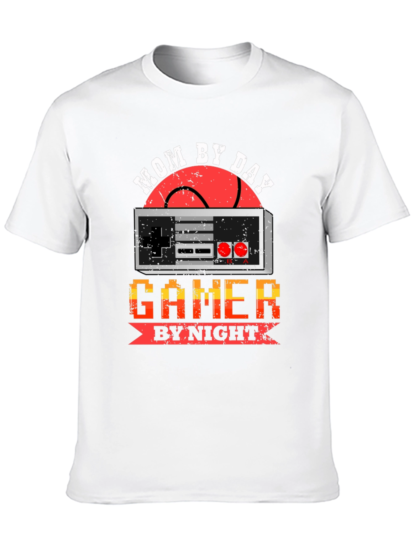 Mom By Day Gamer By Night Graphic Tee