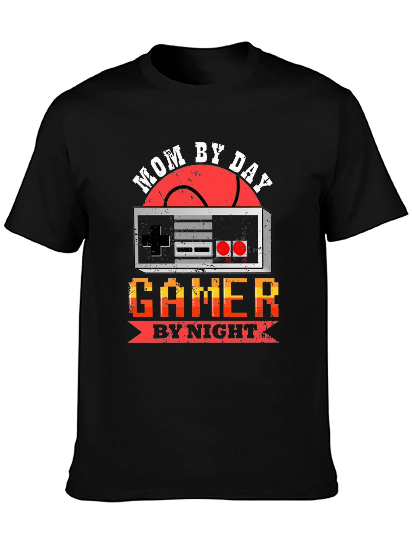 Mom By Day Gamer By Night Graphic Tee