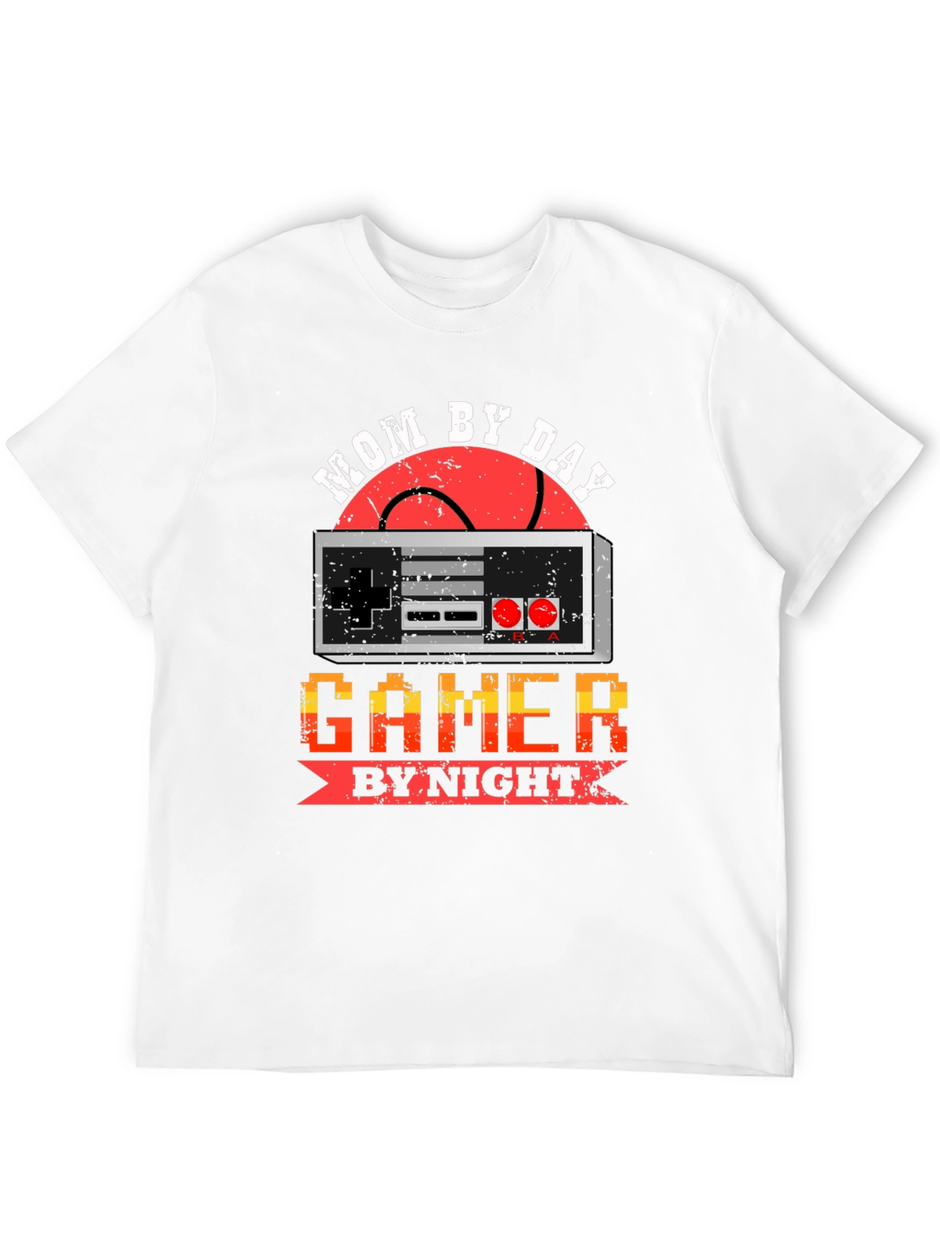 Mom By Day Gamer By Night Graphic Tee