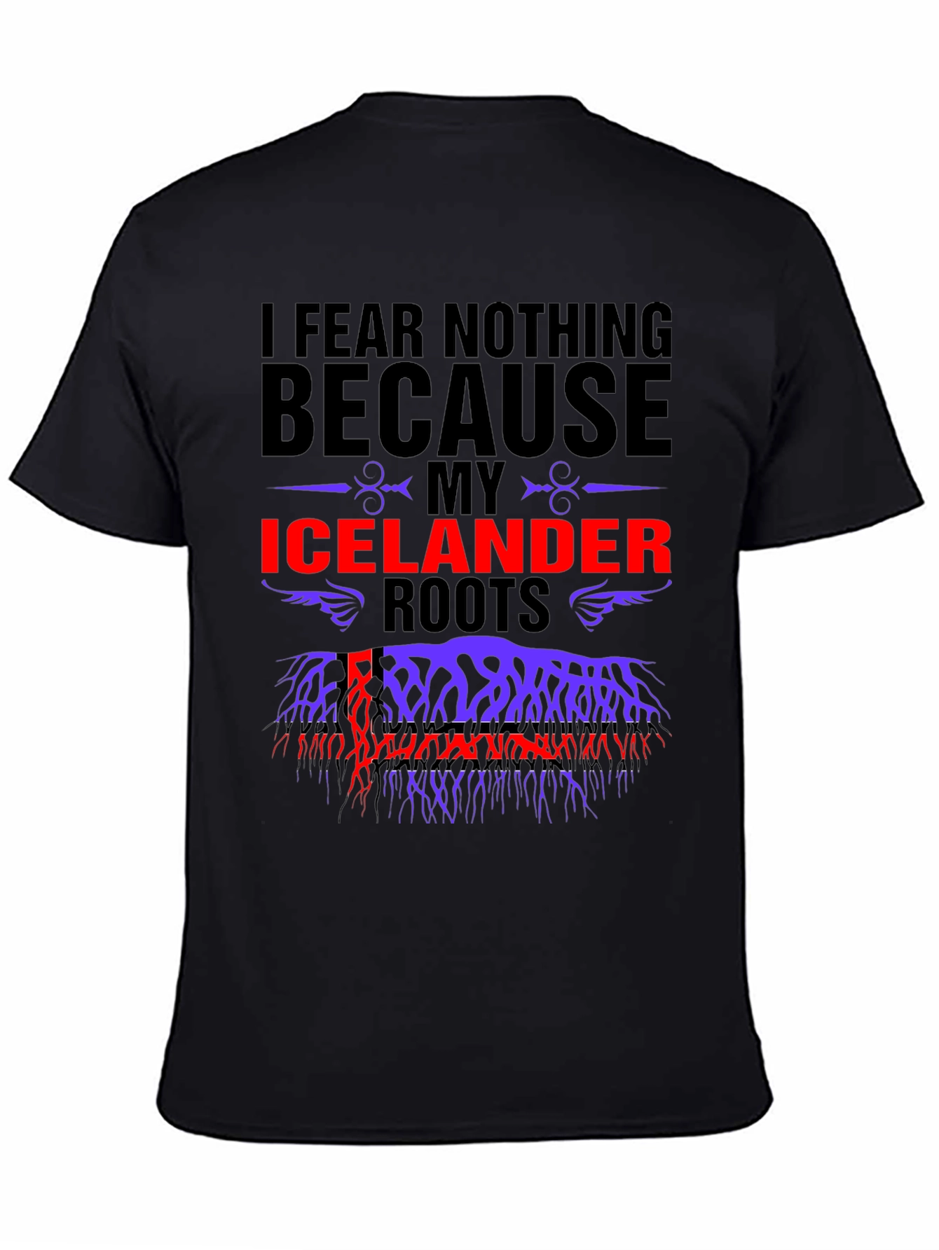 Icelandic Roots T-Shirt - Fear Nothing Design