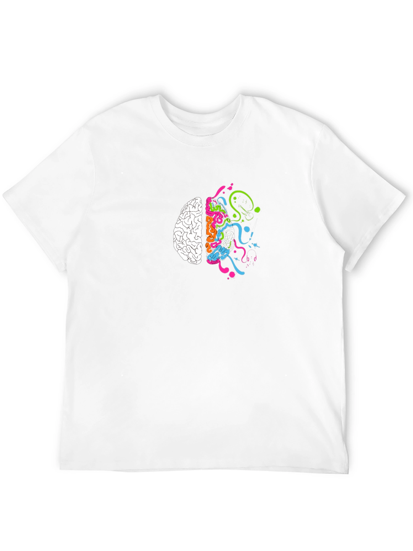 Creative Brain T-Shirt - Black Cotton Tee