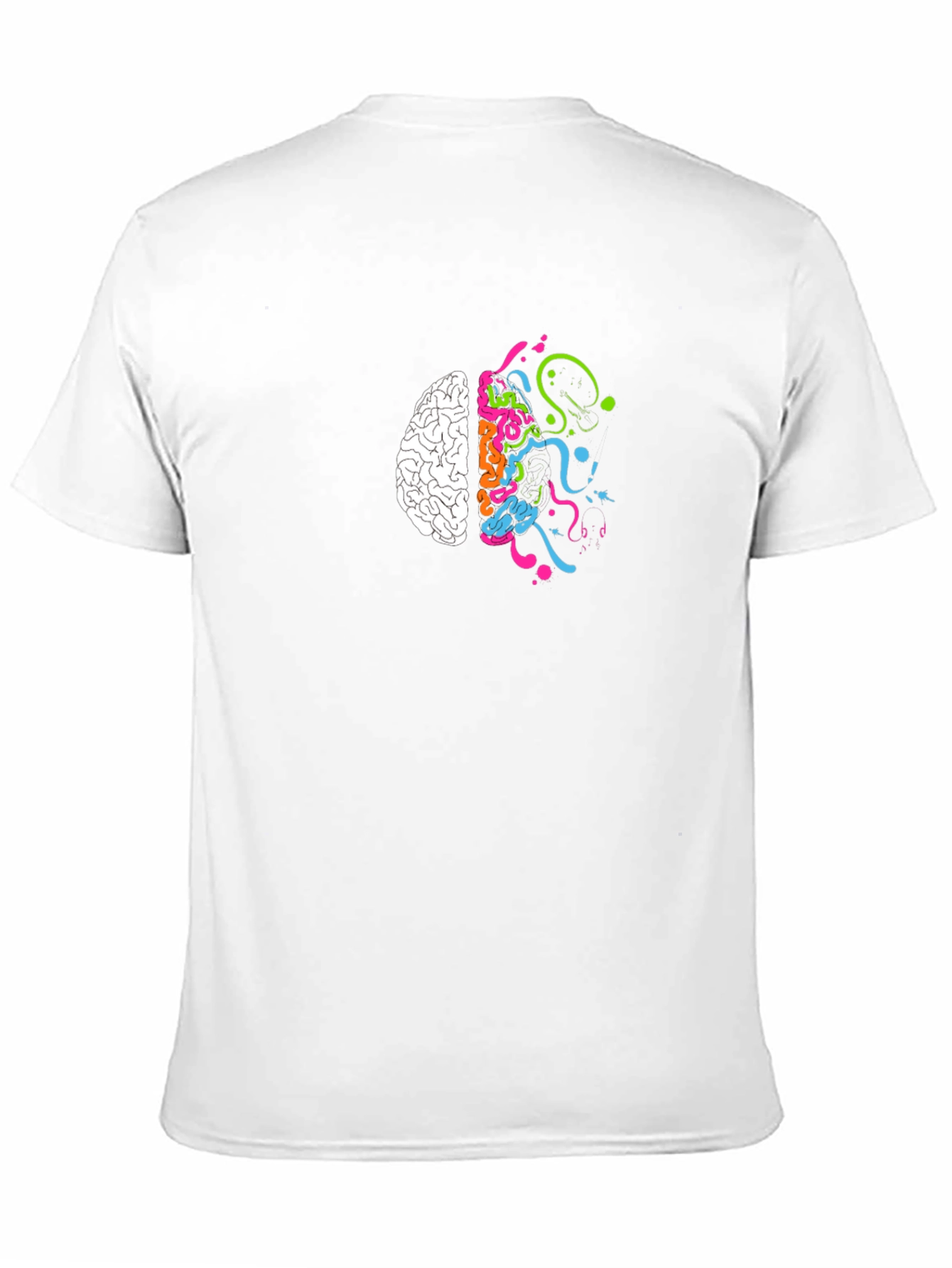 Creative Brain T-Shirt - Black Cotton Tee