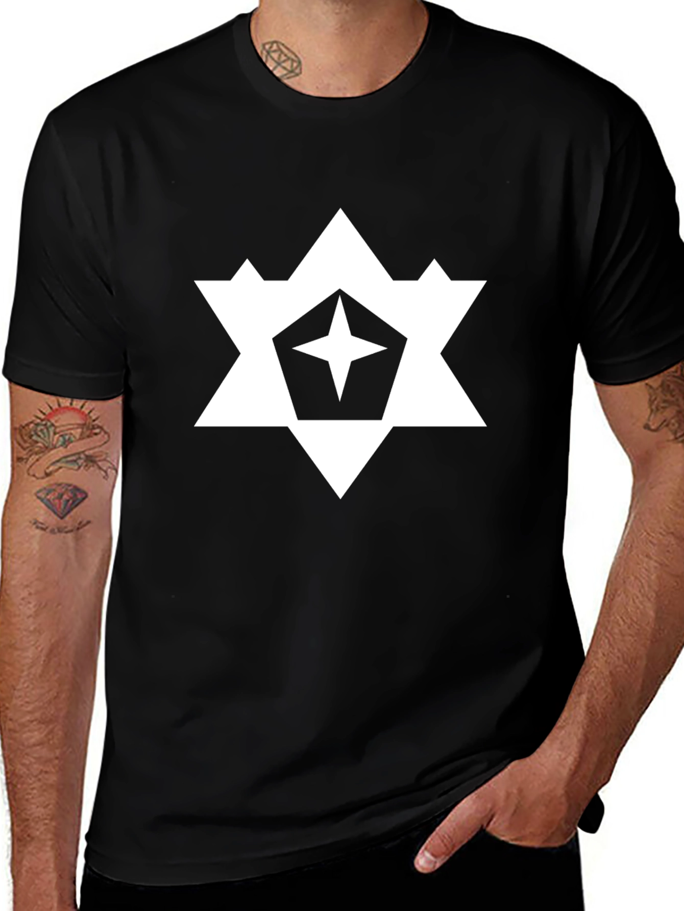 Star Logo Black T-Shirt