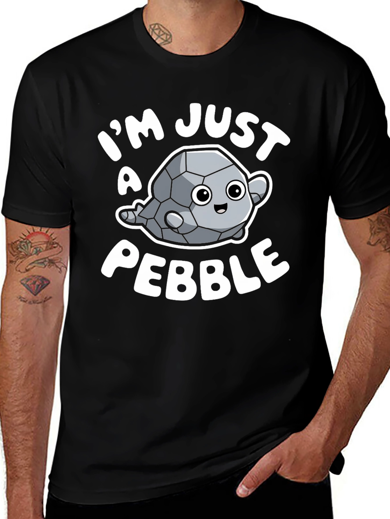 Im Just A Pebble Graphic T-Shirt