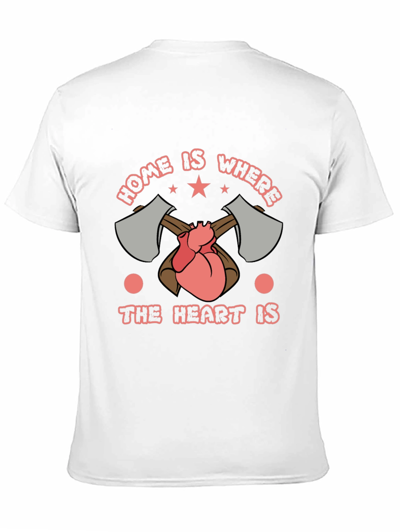 Home is Where the Heart is Lumberjack T-Shirt