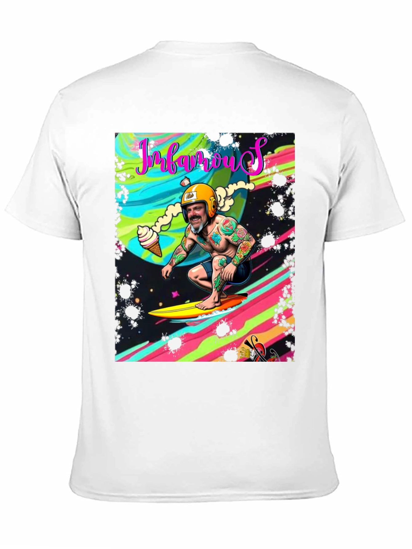 Infamous Surfer Graphic Tee - Retro Style