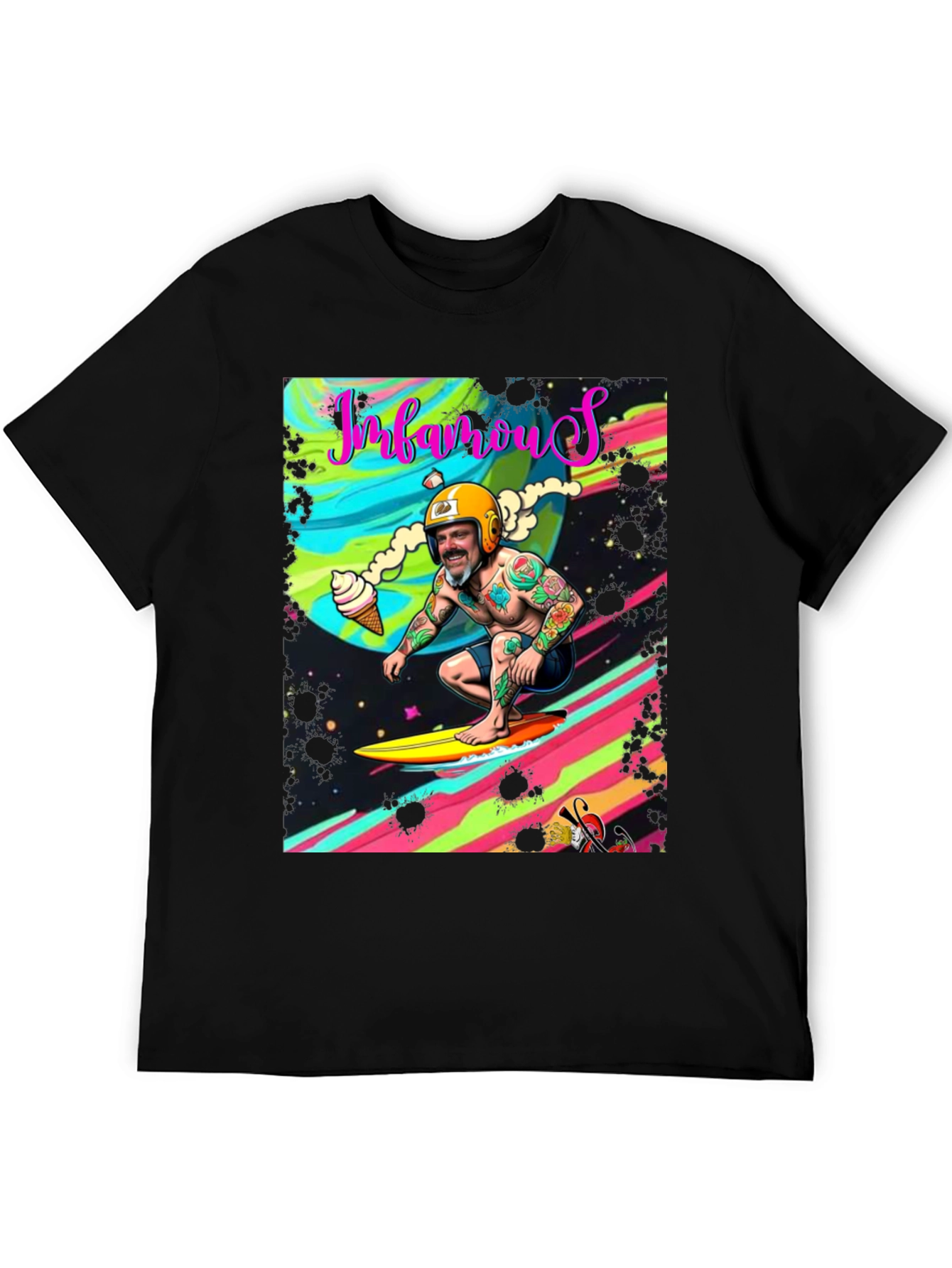 Infamous Surfer Graphic Tee - Retro Style