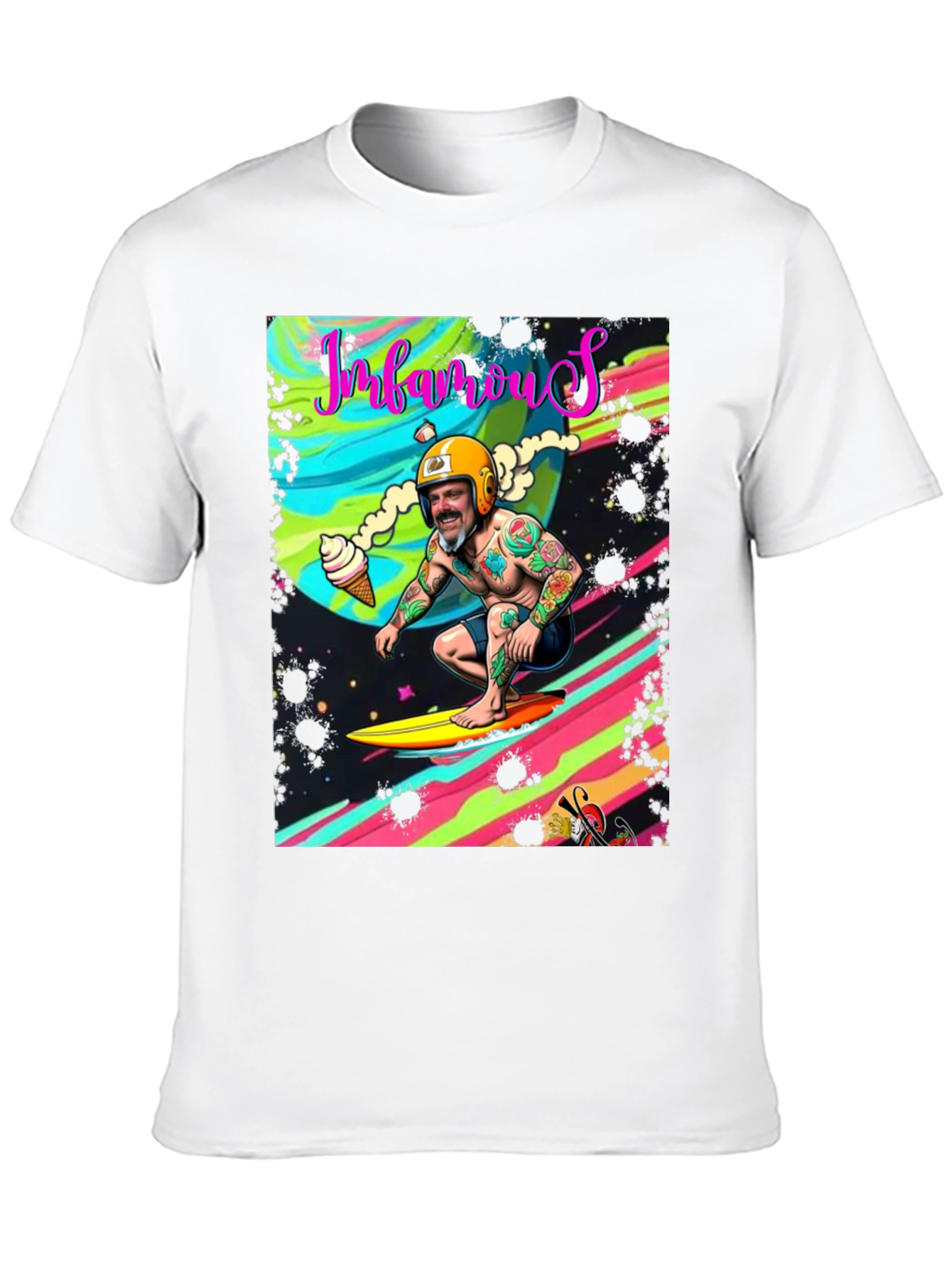 Infamous Surfer Graphic Tee - Retro Style