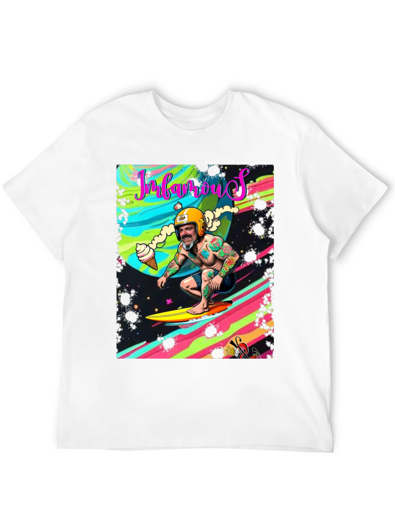 Infamous Surfer Graphic Tee - Retro Style
