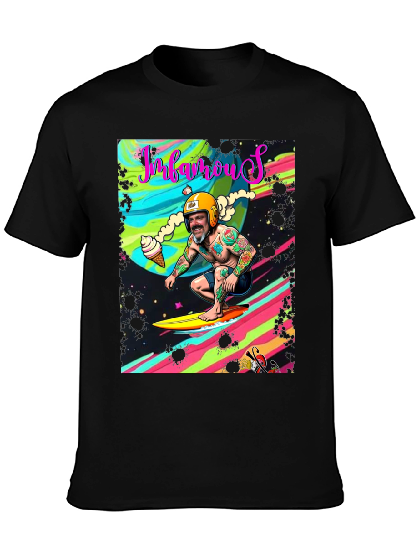 Infamous Surfer Graphic Tee - Retro Style