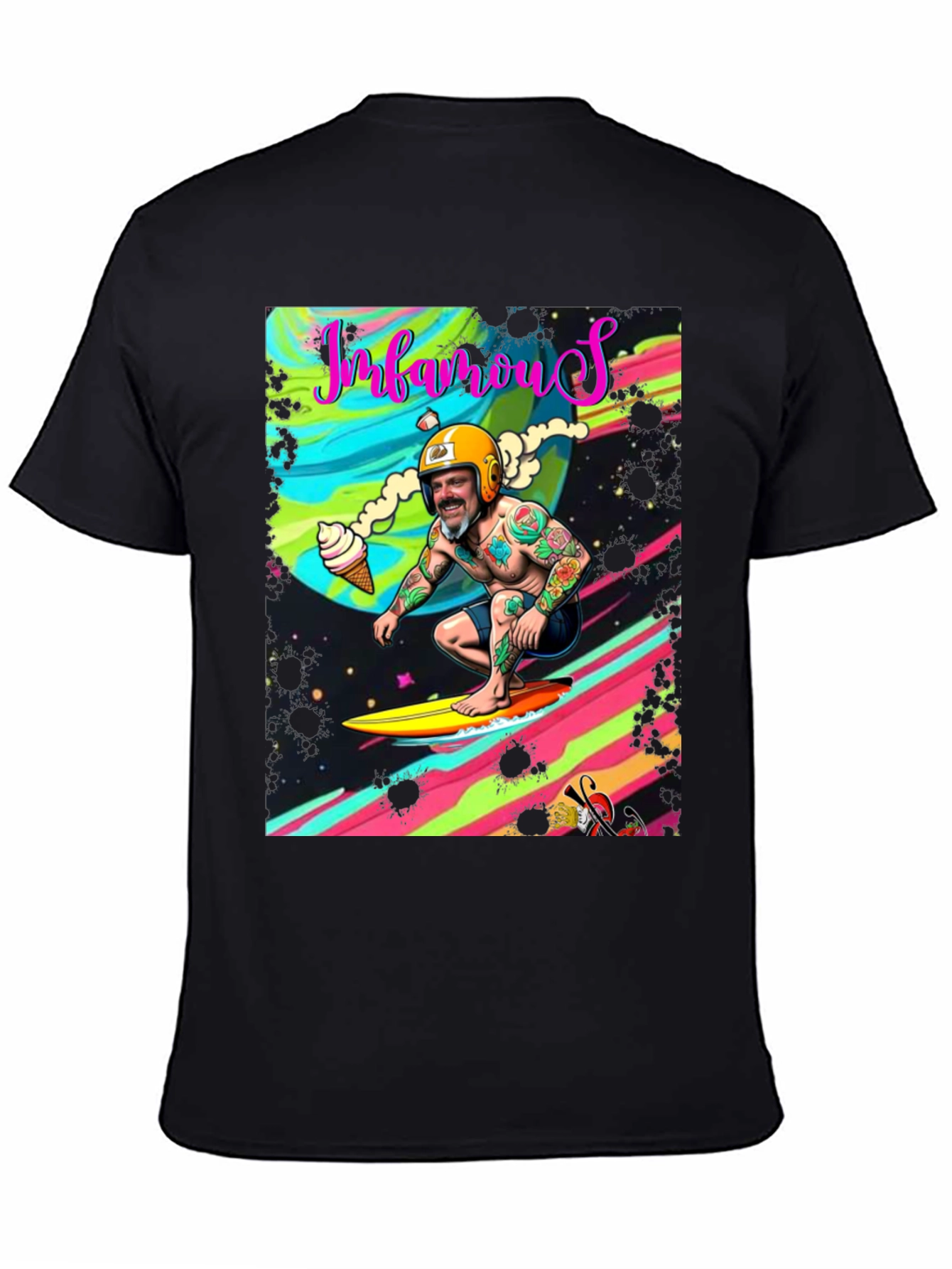 Infamous Surfer Graphic Tee - Retro Style