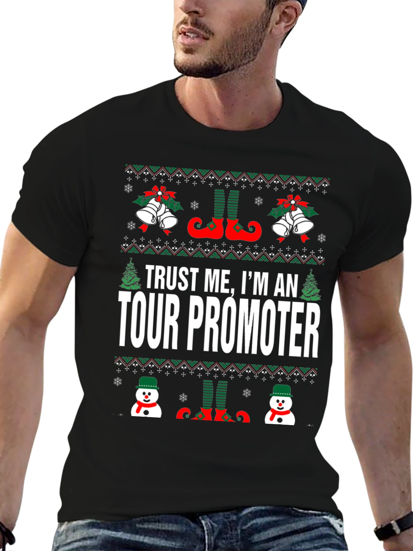 Tour Promoter Christmas Sweater T-Shirt