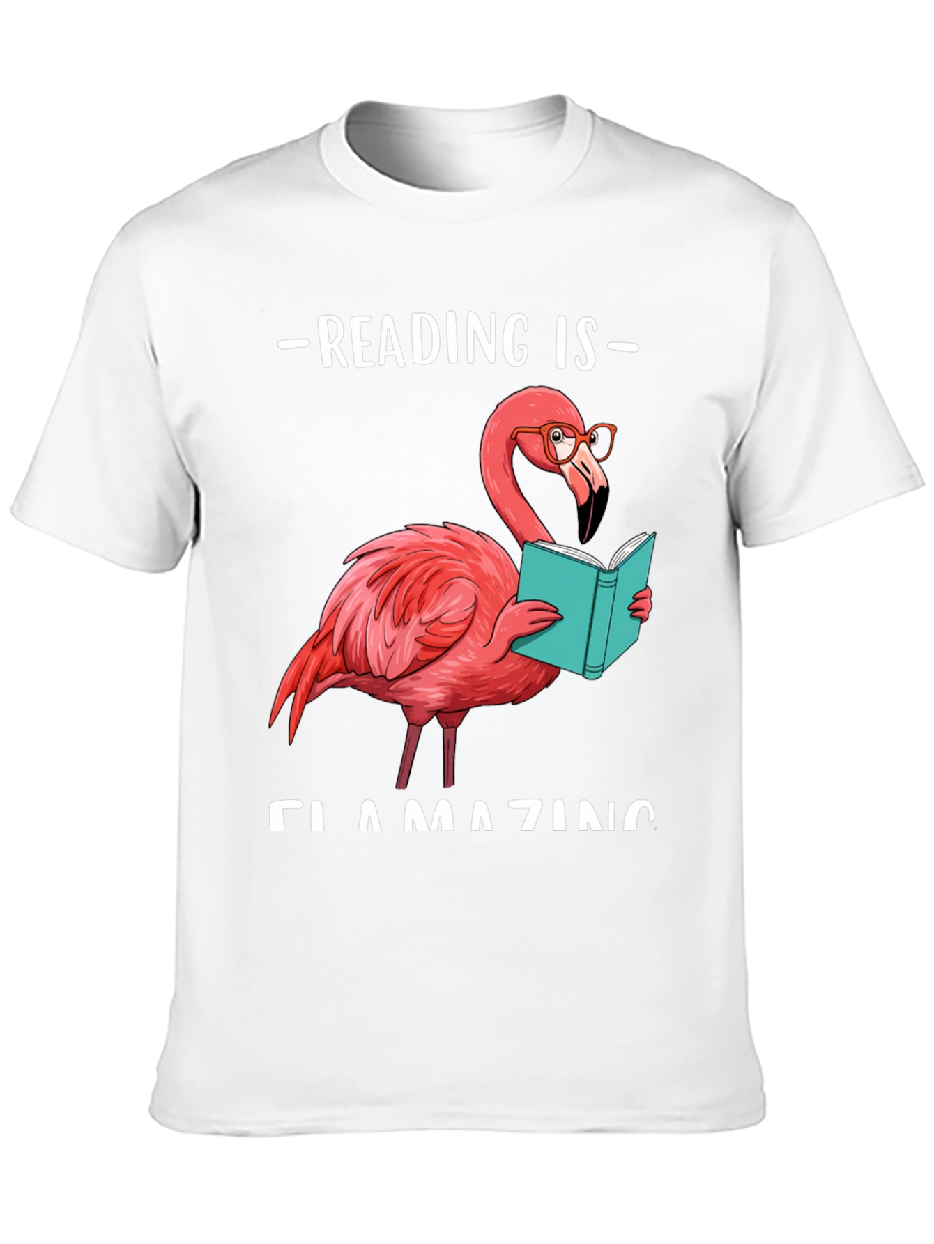 Reading Flamingo T-Shirt