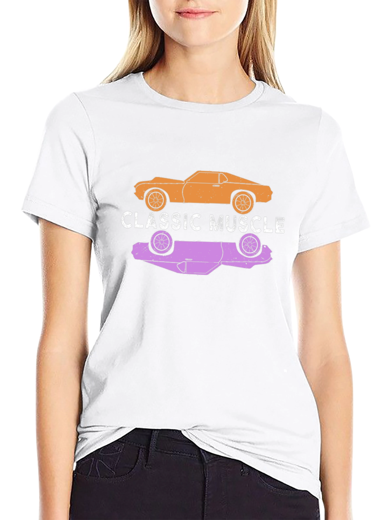 Classic Muscle Car T-Shirt - Black