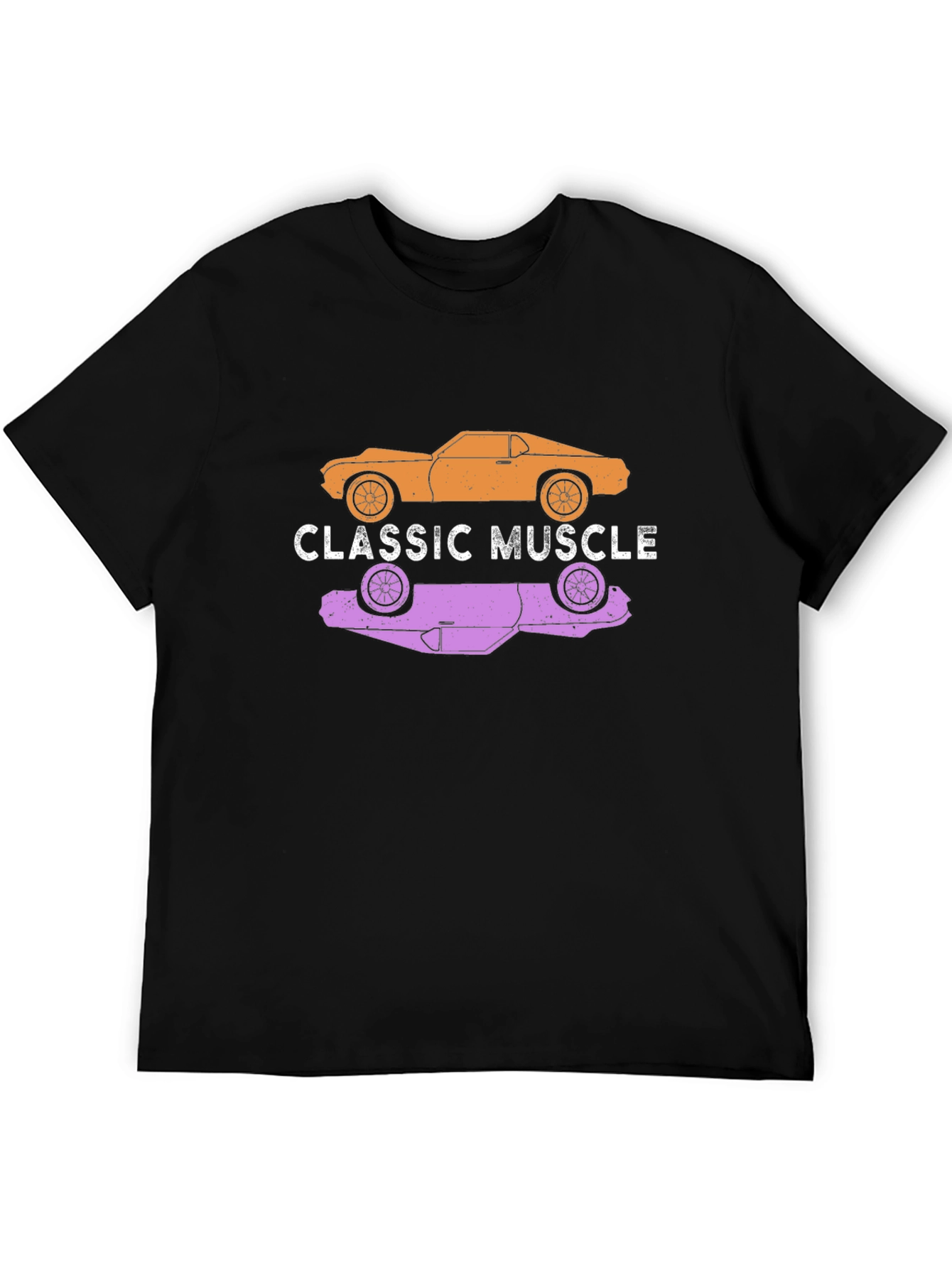 Classic Muscle Car T-Shirt - Black