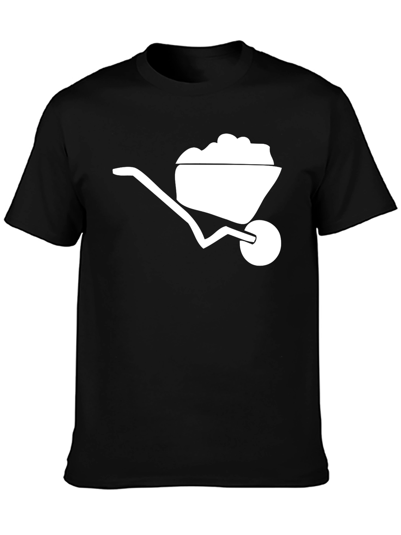 Wheelbarrow Graphic T-Shirt - Black