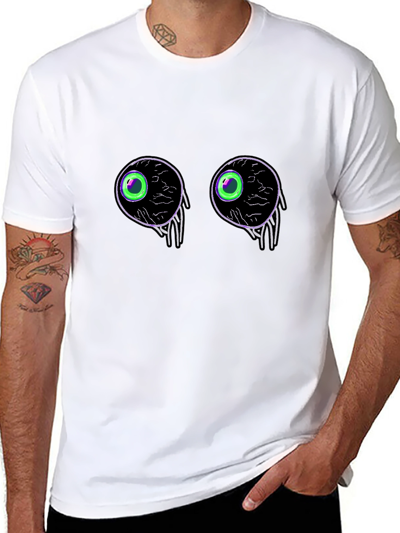 Eye See You Graphic T-Shirt - Black