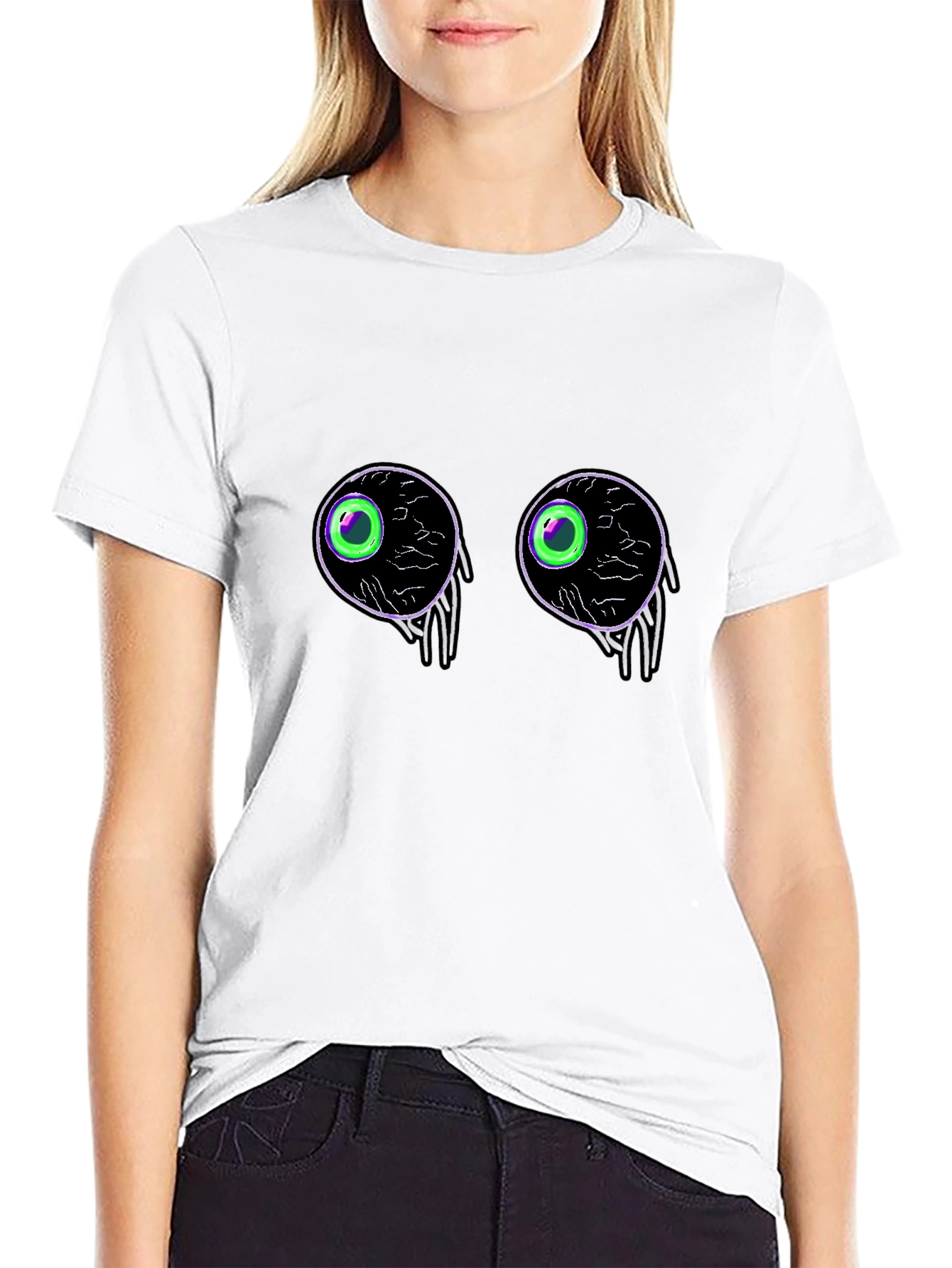 Eye See You Graphic T-Shirt - Black