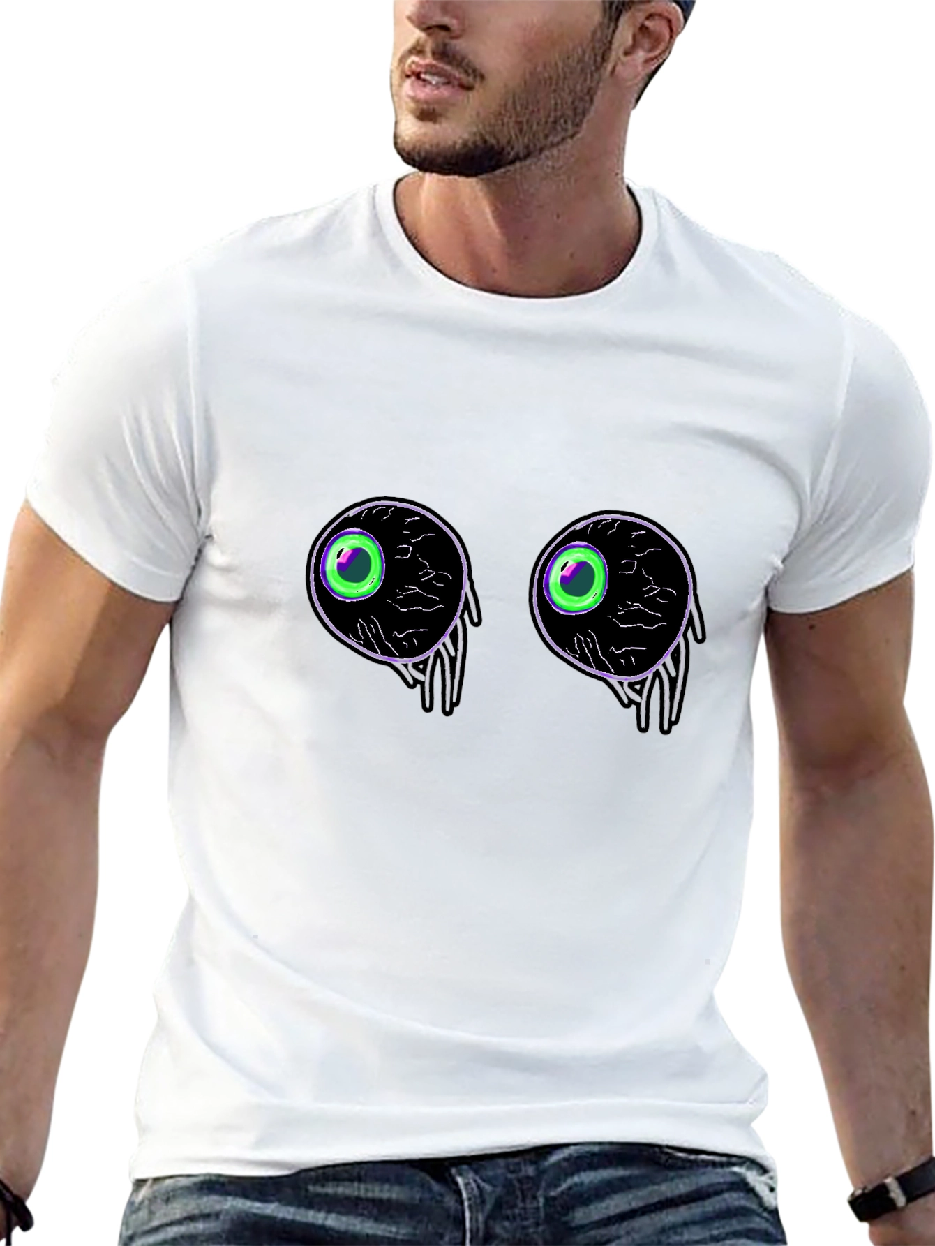 Eye See You Graphic T-Shirt - Black