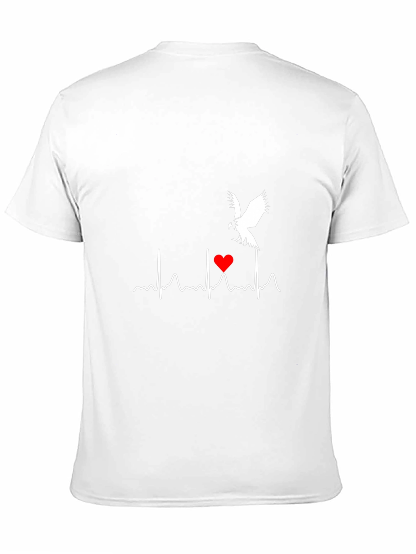 Heartbeat Bird Graphic Tee - Black