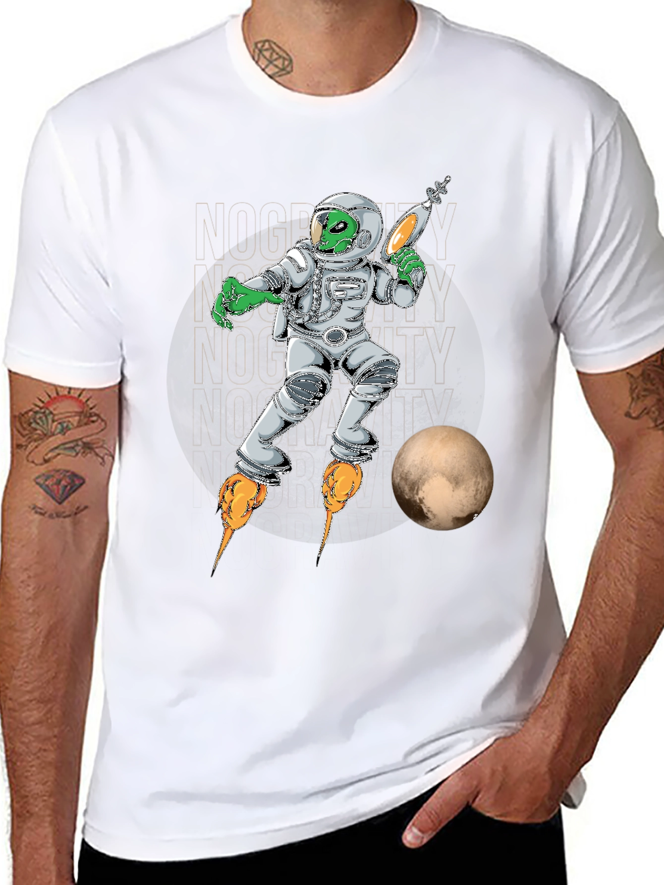 Alien Astronaut T-Shirt - Space Explorer