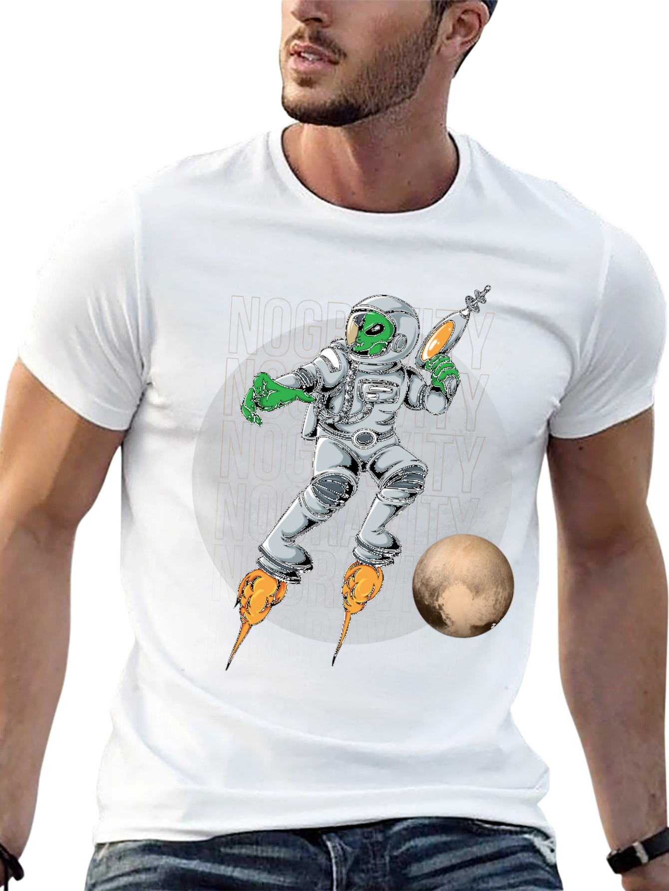 Alien Astronaut T-Shirt - Space Explorer