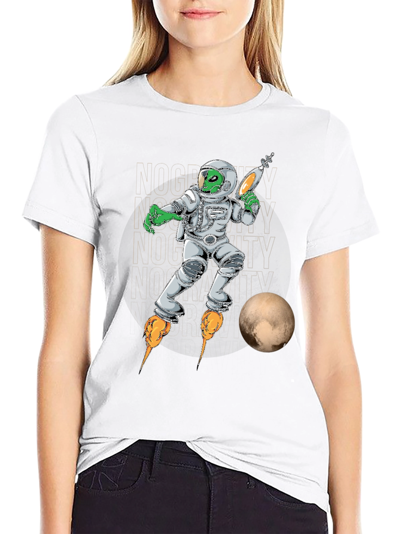 Alien Astronaut T-Shirt - Space Explorer