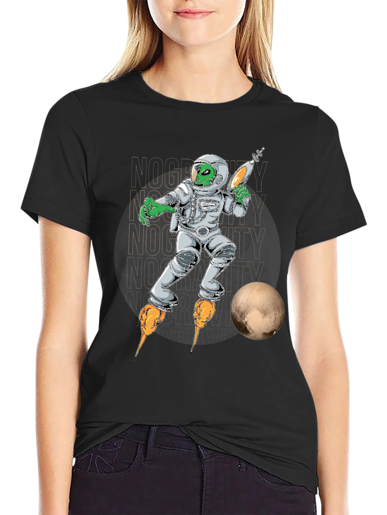 Alien Astronaut T-Shirt - Space Explorer