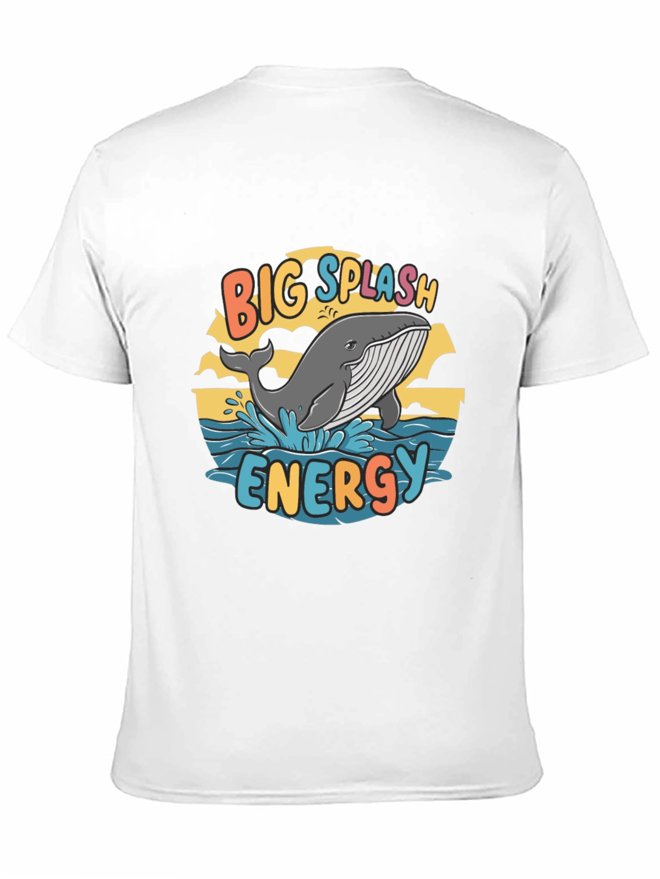Big Splash Energy Whale Graphic Tee