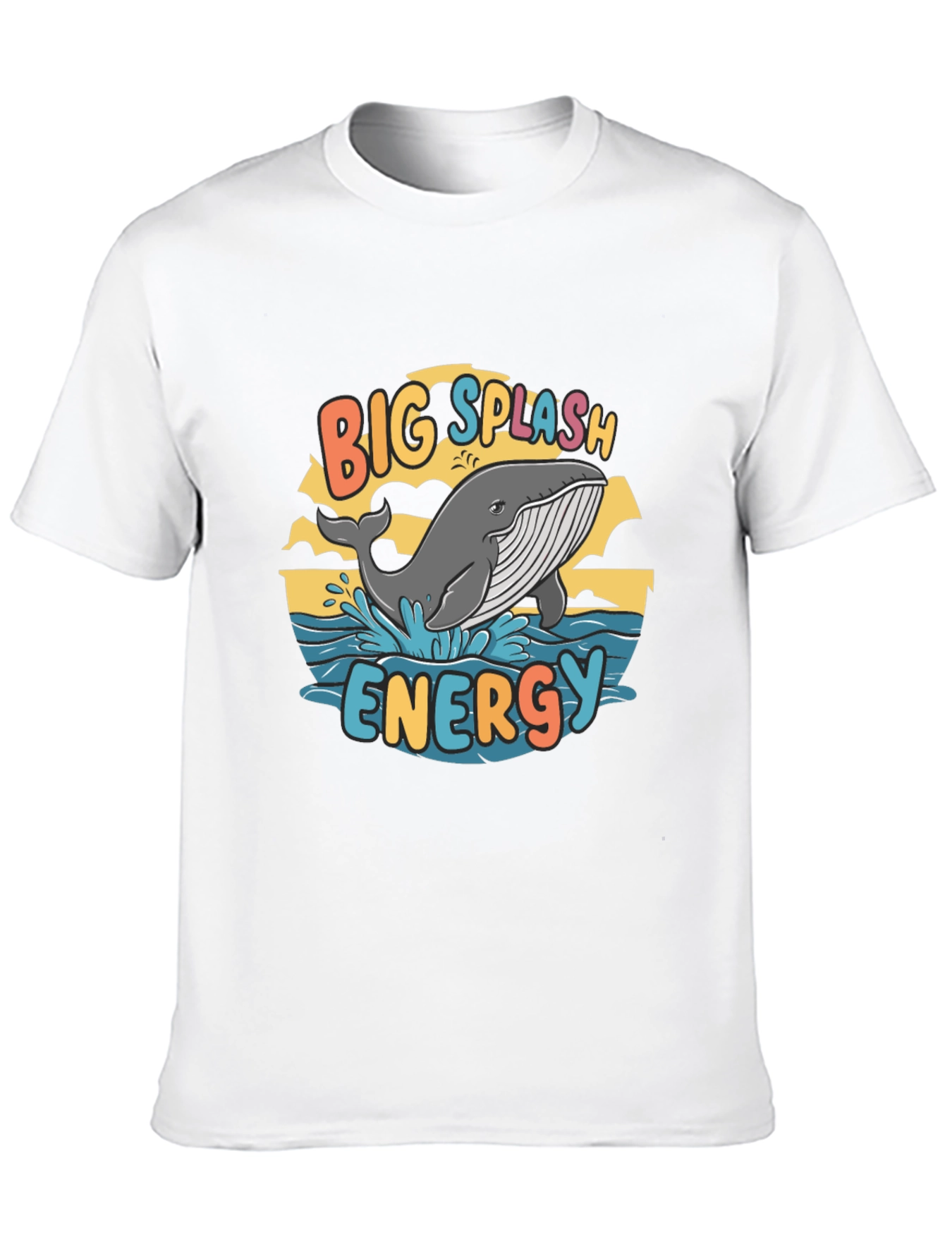 Big Splash Energy Whale Graphic Tee