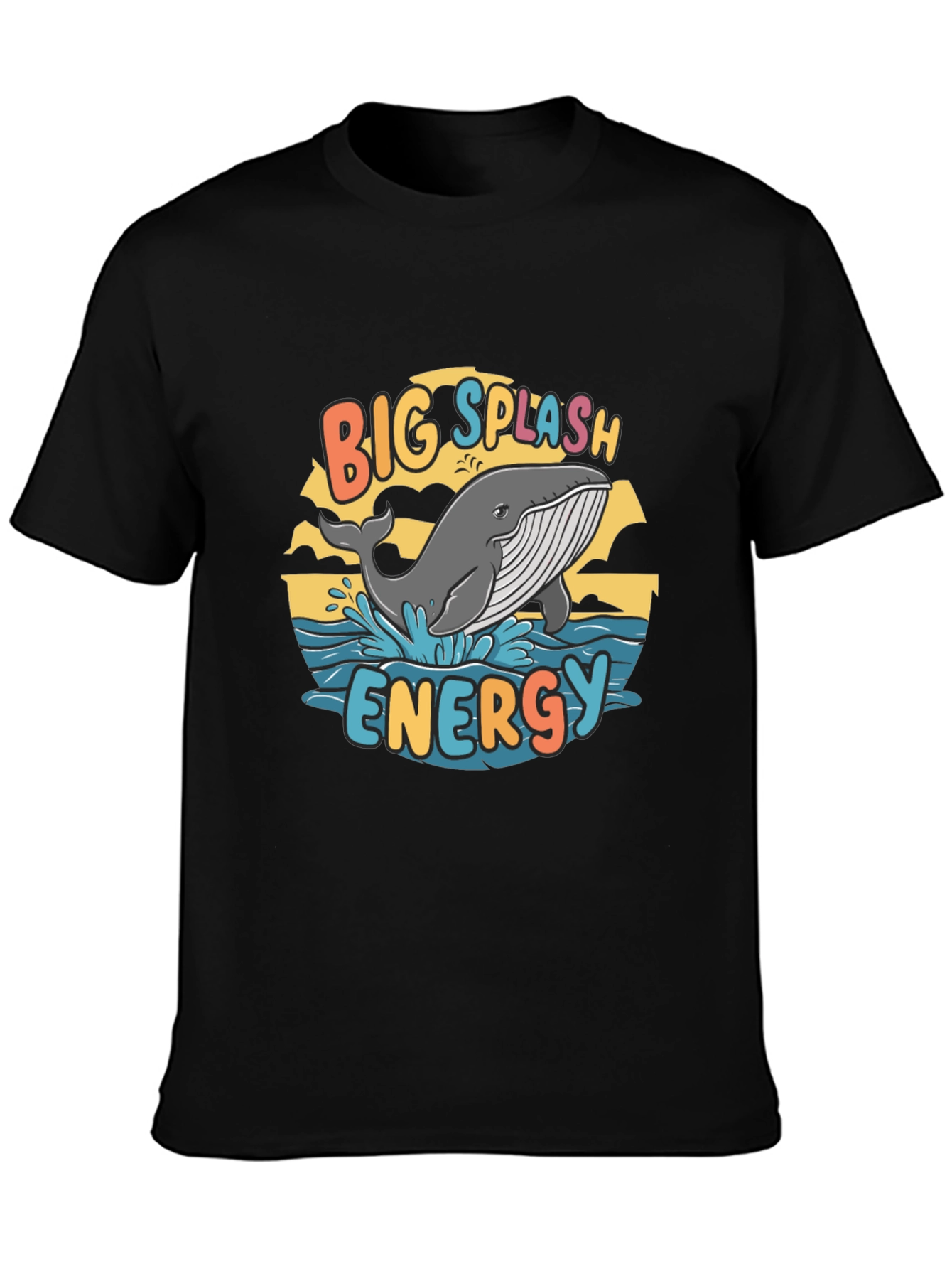 Big Splash Energy Whale Graphic Tee