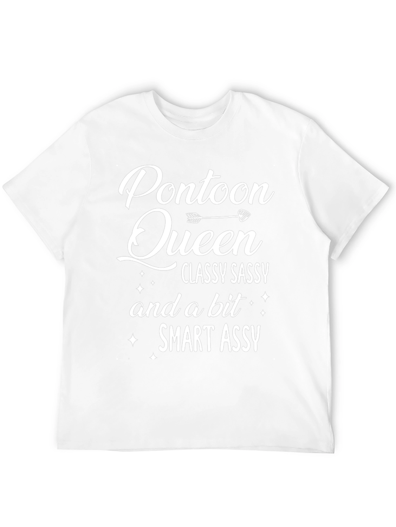 Pontoon Queen Funny Graphic T-Shirt