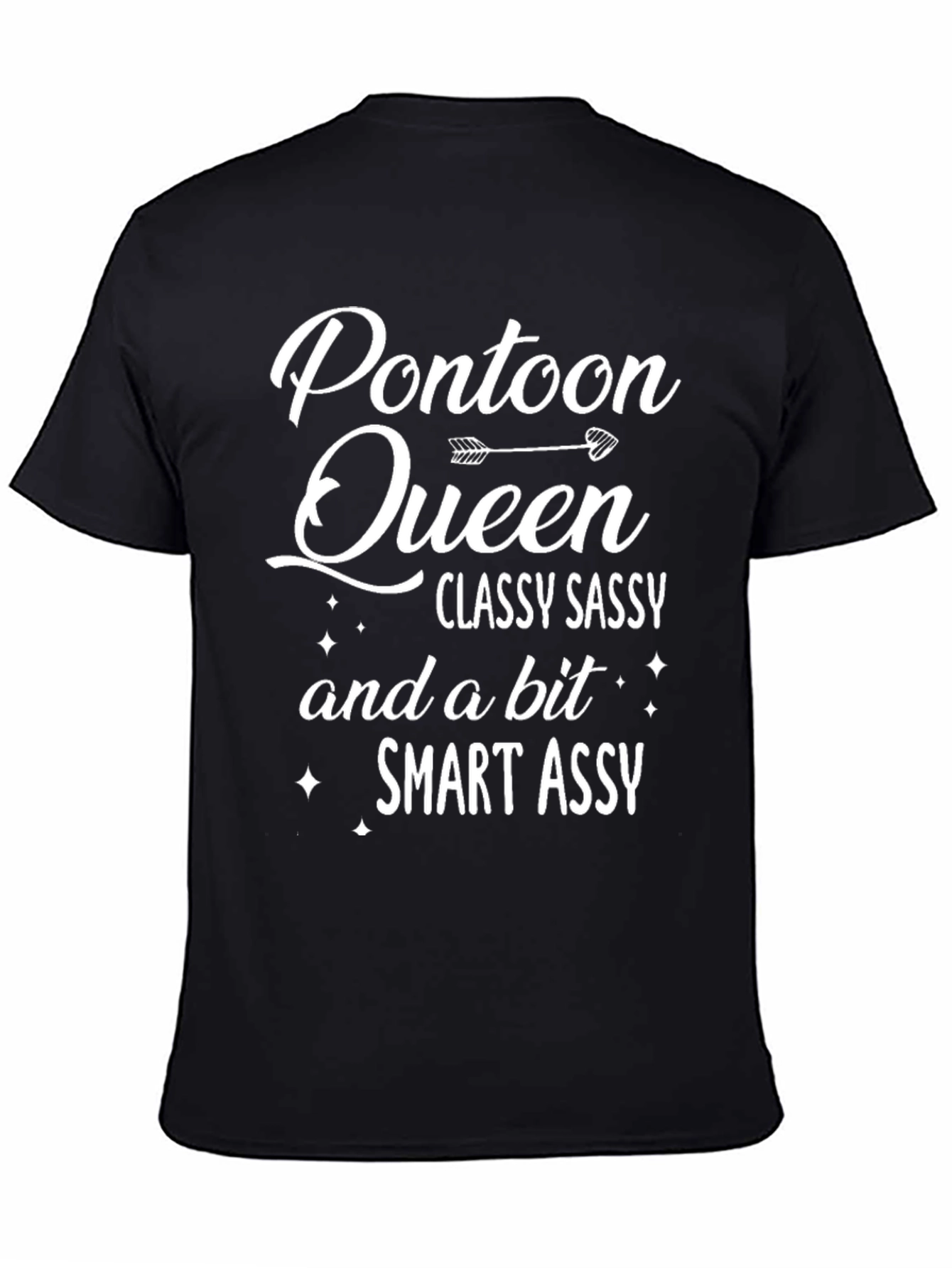 Pontoon Queen Funny Graphic T-Shirt