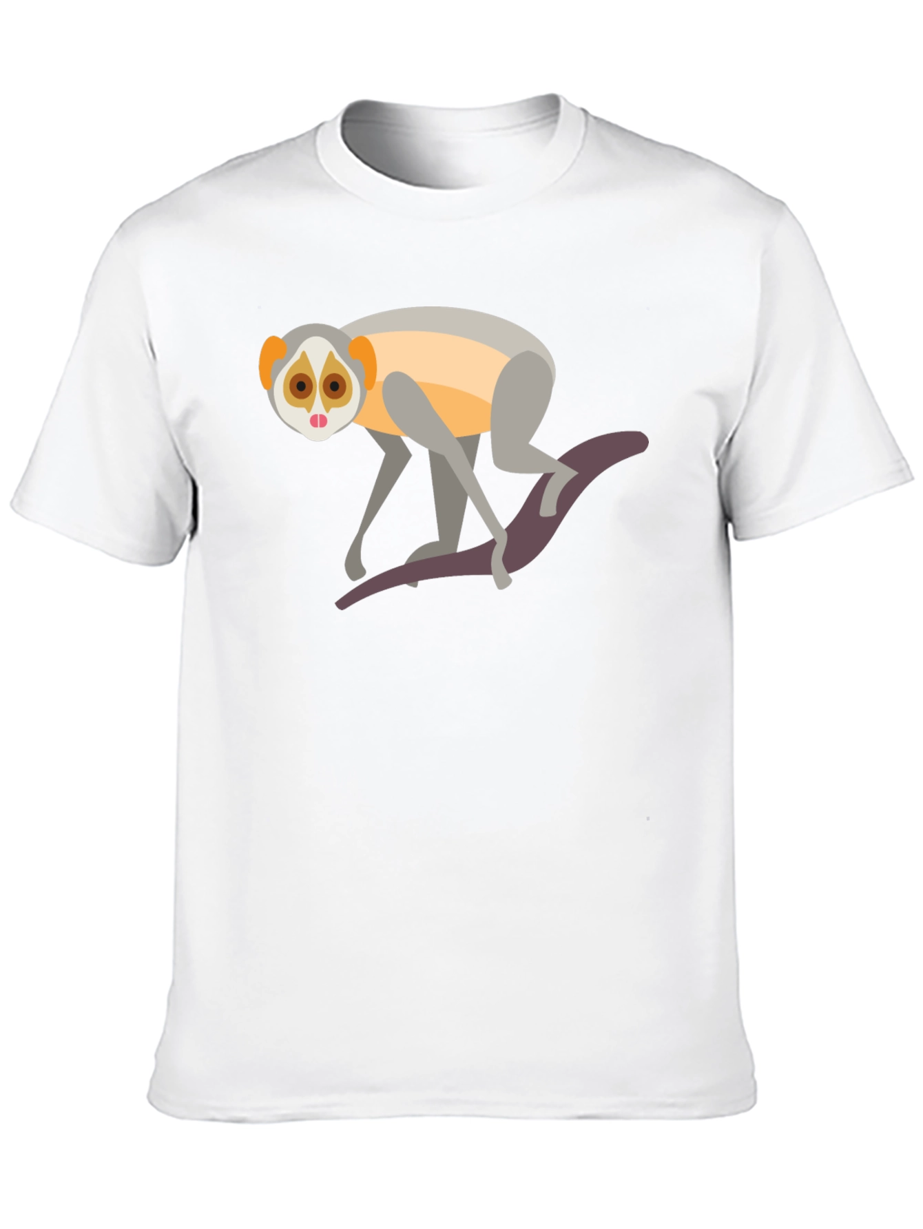 Slow Loris Graphic Tee - Unisex Black T-Shirt