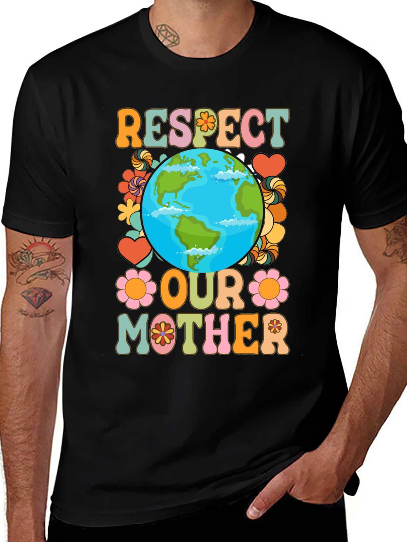Respect Our Mother Earth Graphic Tee