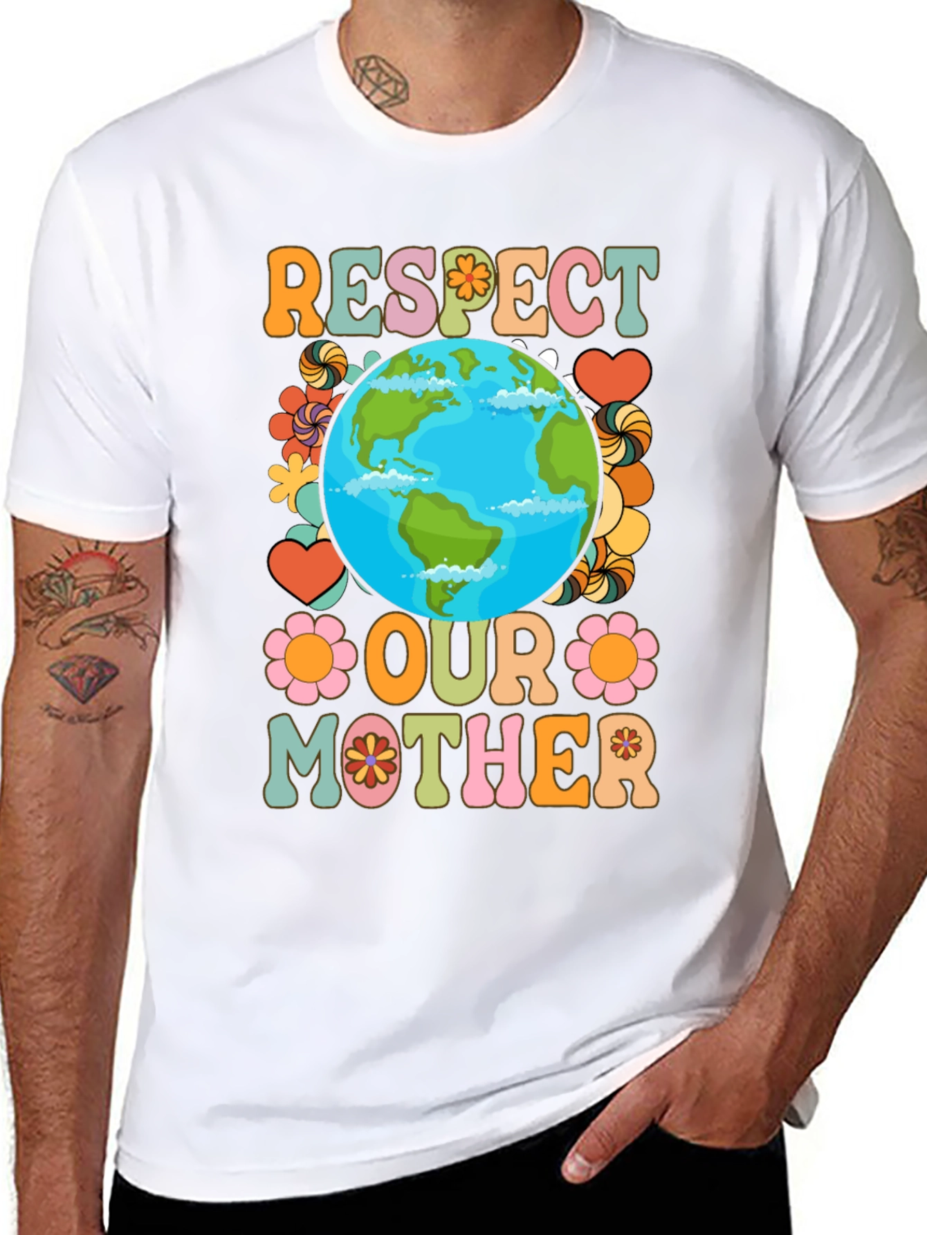 Respect Our Mother Earth Graphic Tee