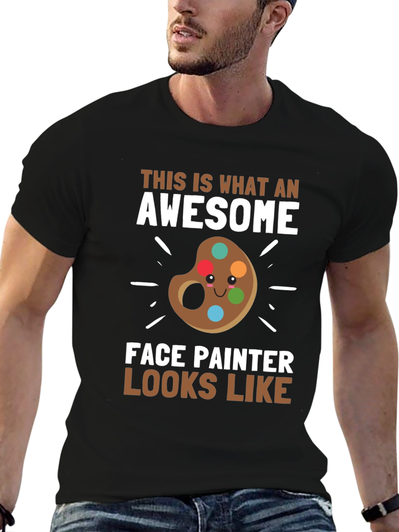Awesome Face Painter T-Shirt - Artist Apparel