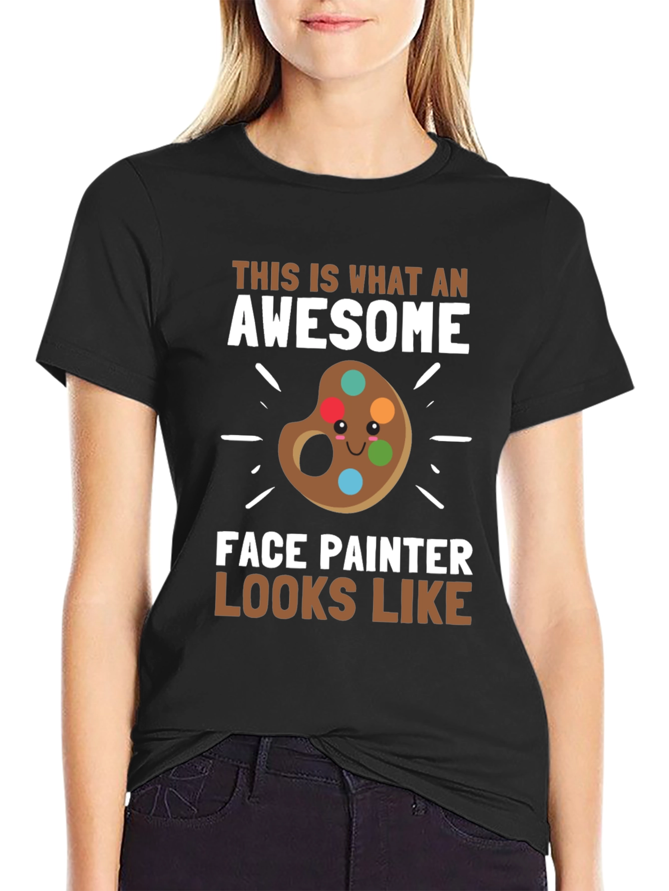 Awesome Face Painter T-Shirt - Artist Apparel