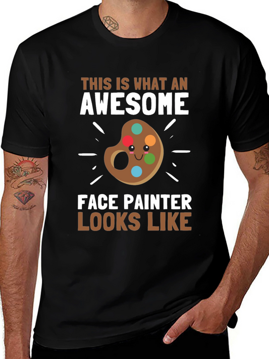 Awesome Face Painter T-Shirt - Artist Apparel
