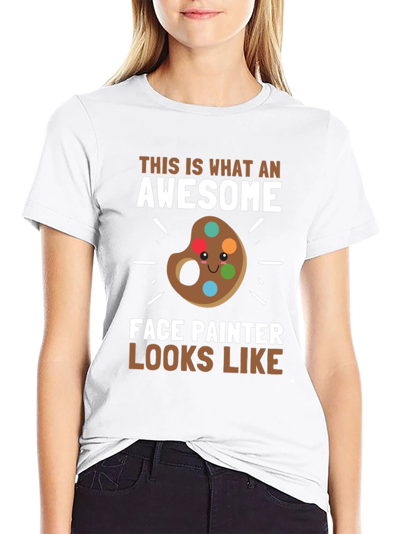 Awesome Face Painter T-Shirt - Artist Apparel