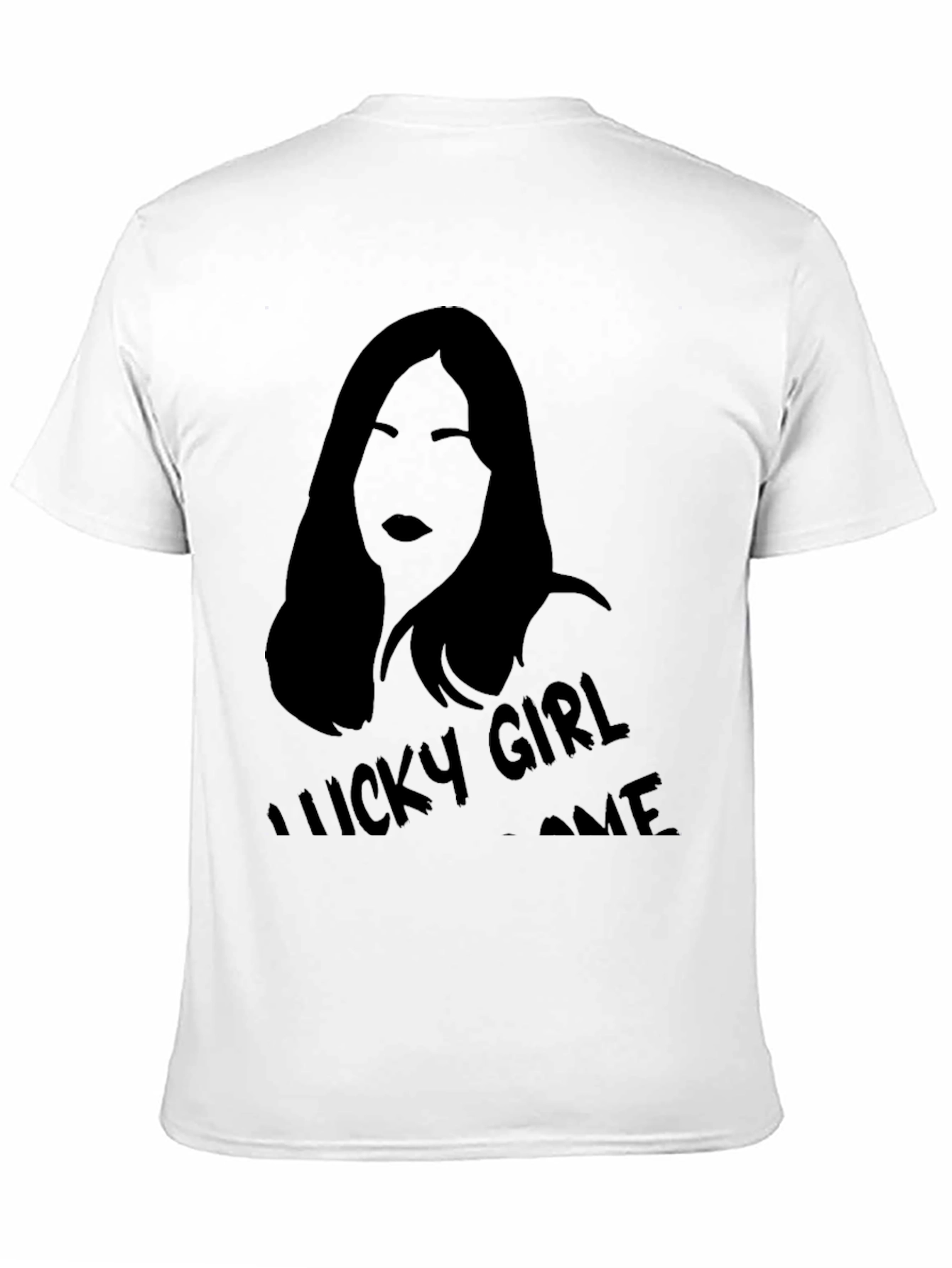 Lucky Girl Syndrome Black Graphic Tee