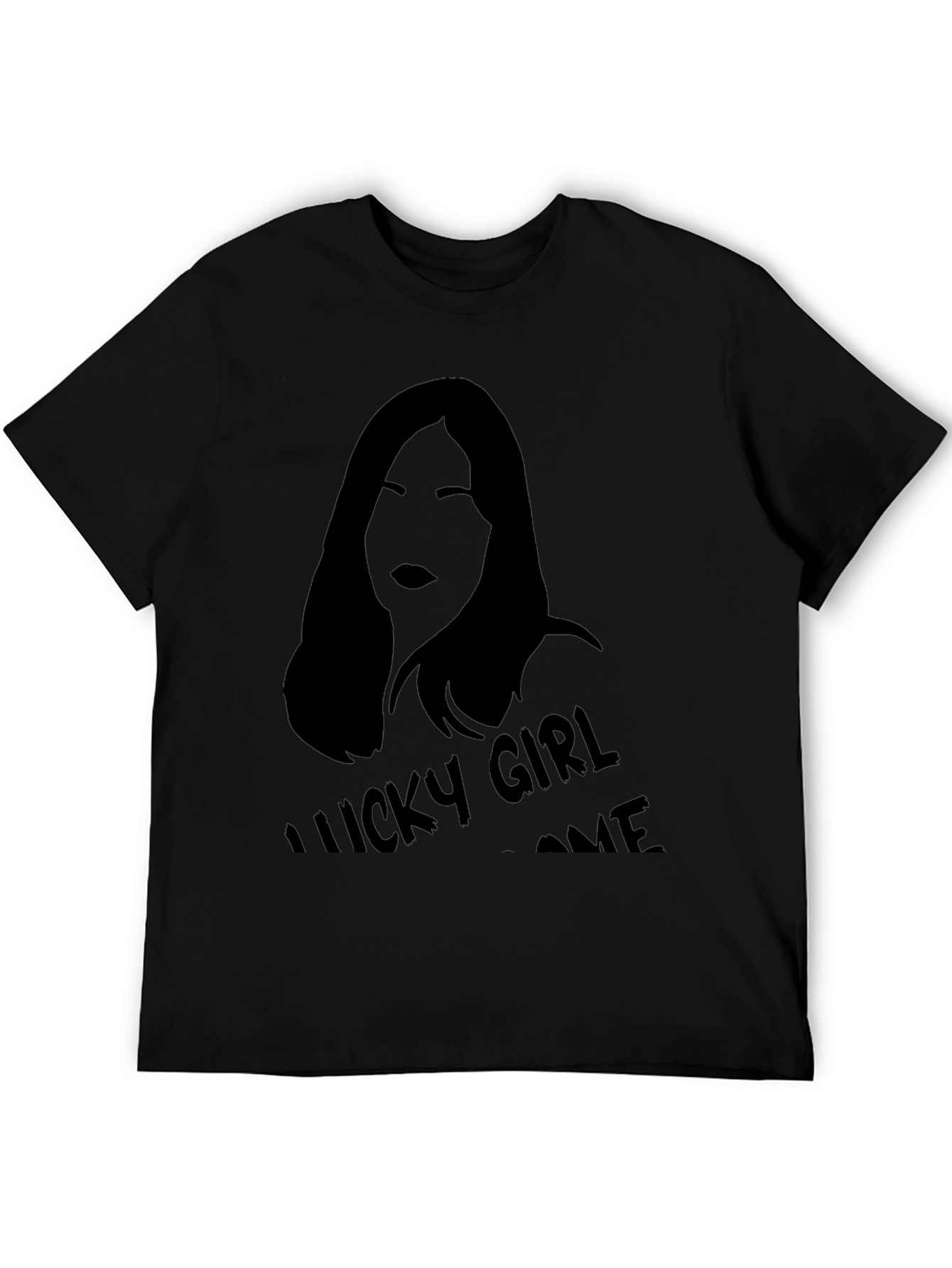 Lucky Girl Syndrome Black Graphic Tee