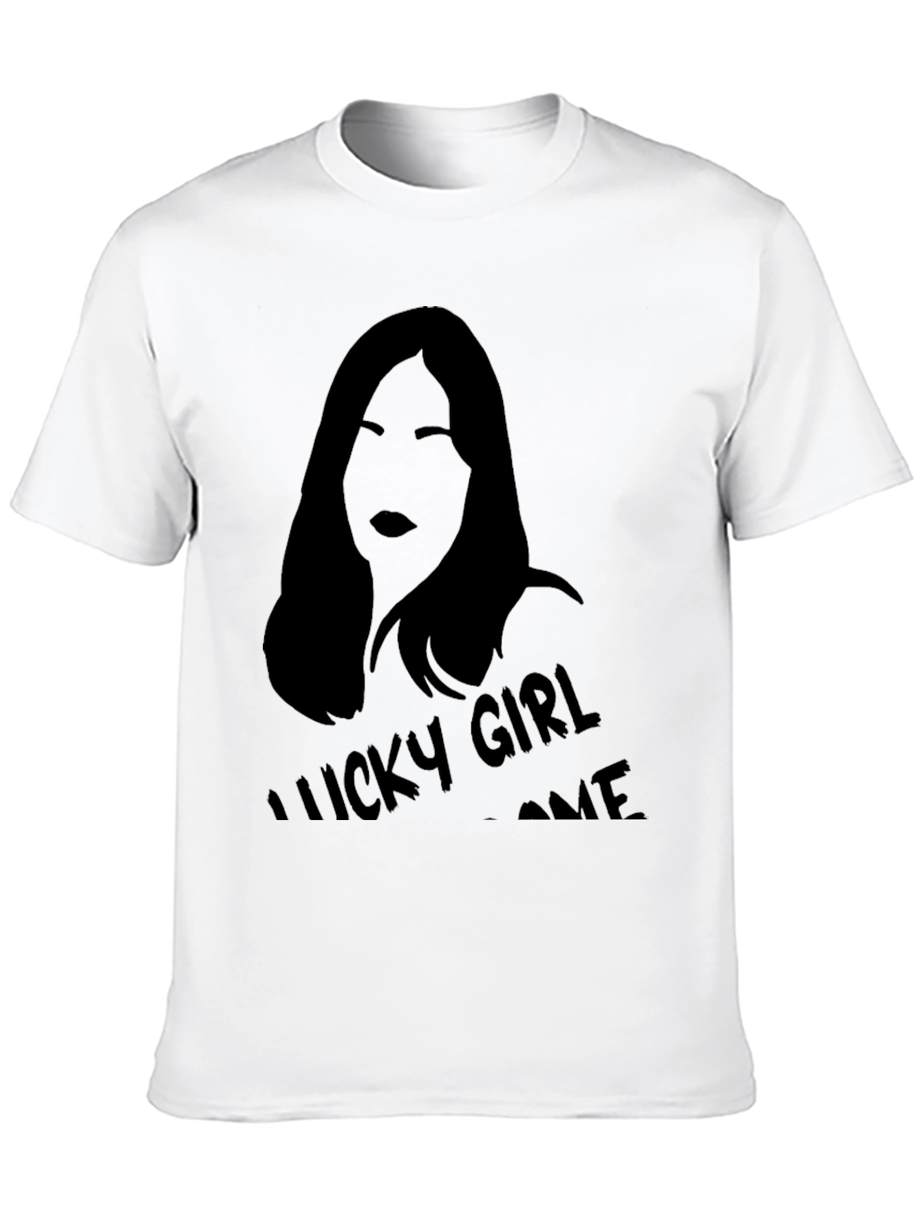 Lucky Girl Syndrome Black Graphic Tee