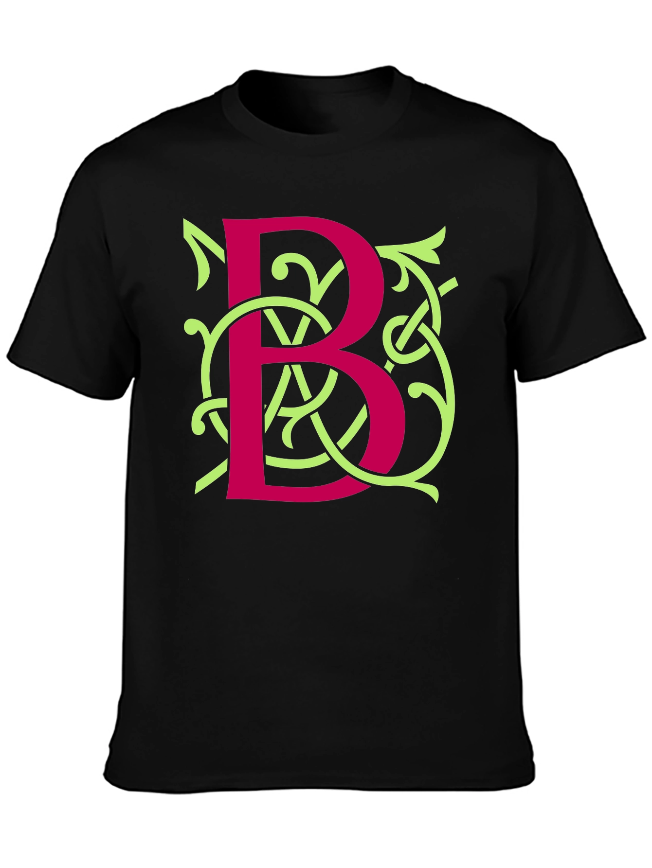 Letter B Graphic Tee - Unique Design