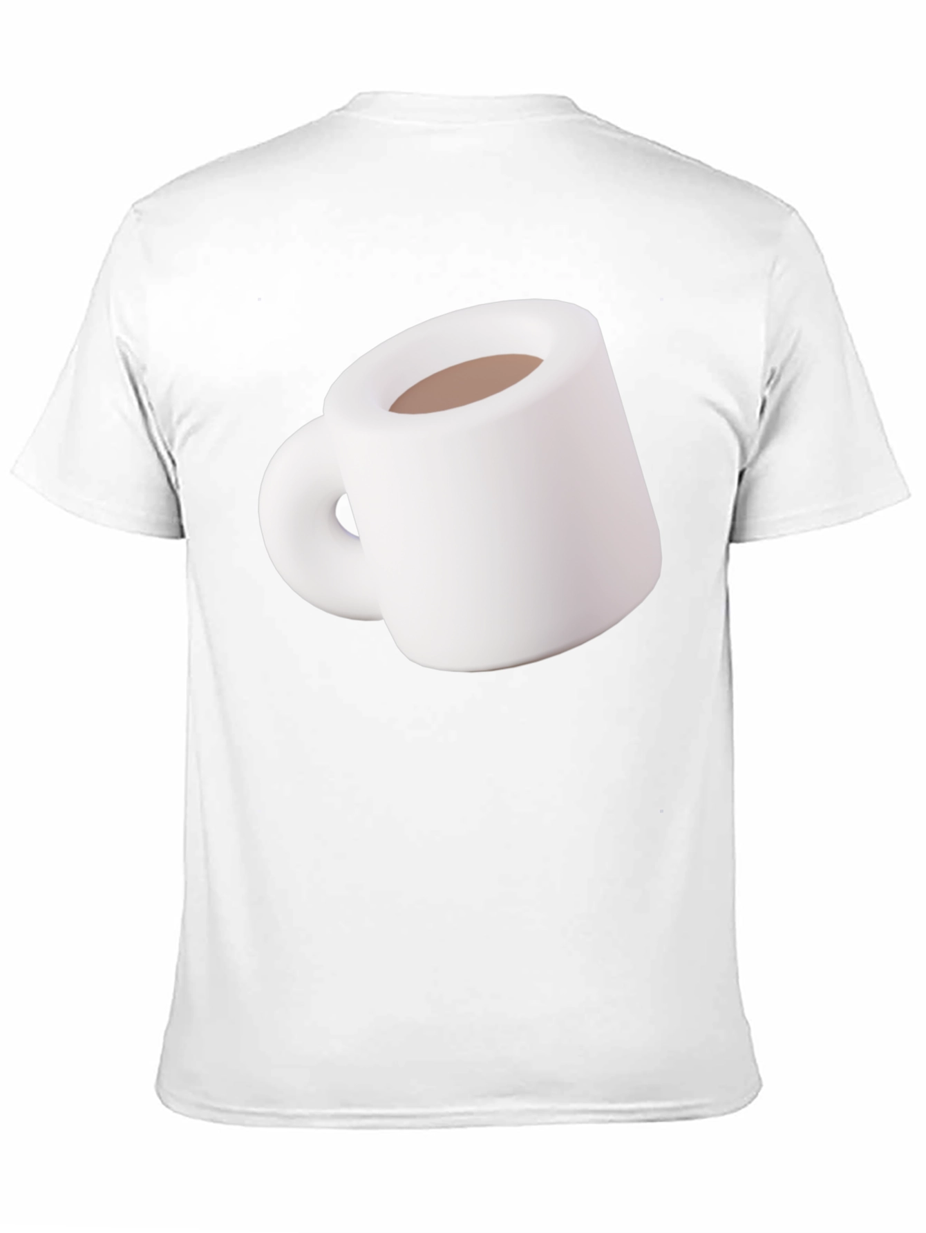 Coffee Mug Graphic Tee - Black Cotton T-Shirt