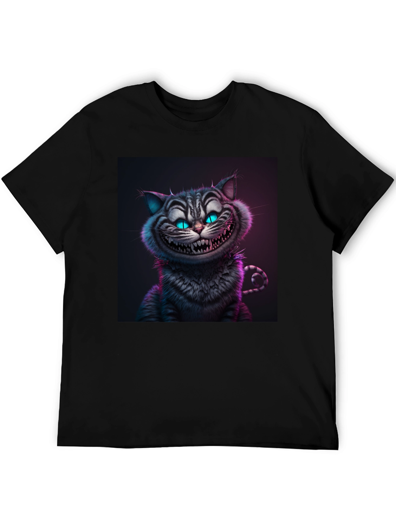 Cheshire Cat Grin Graphic T-Shirt