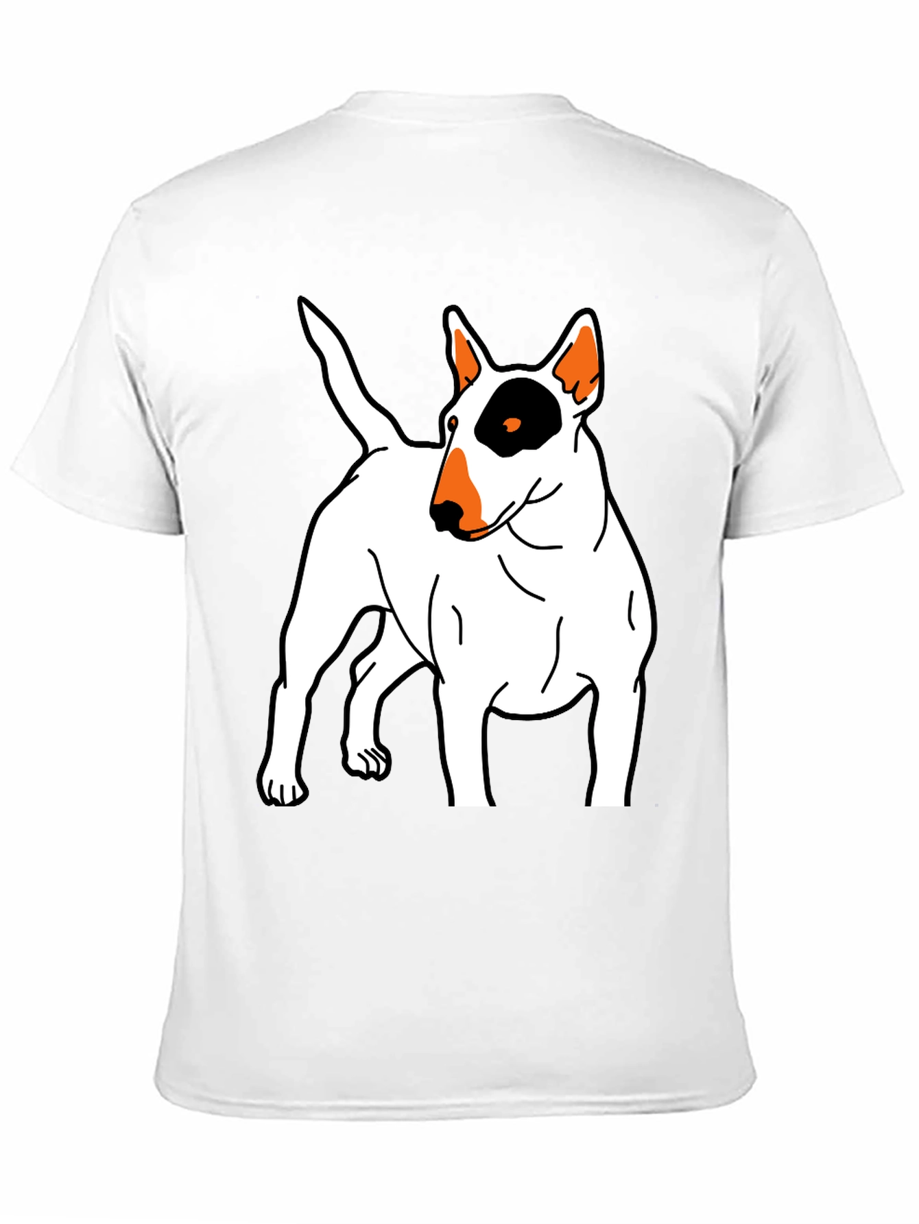 Bull Terrier Graphic Tee - Unisex Black T-Shirt